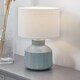 image 2 of Duck Egg Blue Crackle Effect Table Lamp