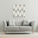 image 2 of Geometric Zig Zag (Canvas Print) 101 x 101 x 4cm