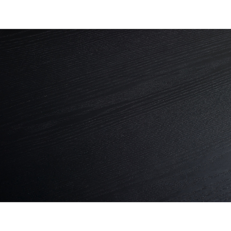 image 1 of Louis Fluted Round Coffee Table - Black