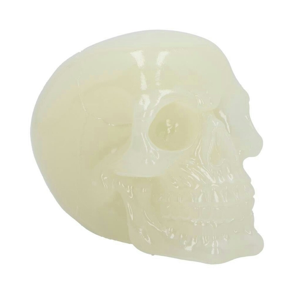 image 1 of Nemesis Now Skull Ornament Glow In The Dark 10cm