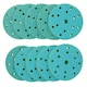image 2 of 150mm Self Adhesive Hook + Loop Ceramic Abrasive Sanding Discs 60 Grit 500pc