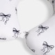image 2 of OHS Bows Neck Pillow Travel Support U Shape Soft Head Rest Cushion