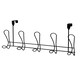 image 3 of Showerdrape Lyrical Black Over Door Storage Hooks