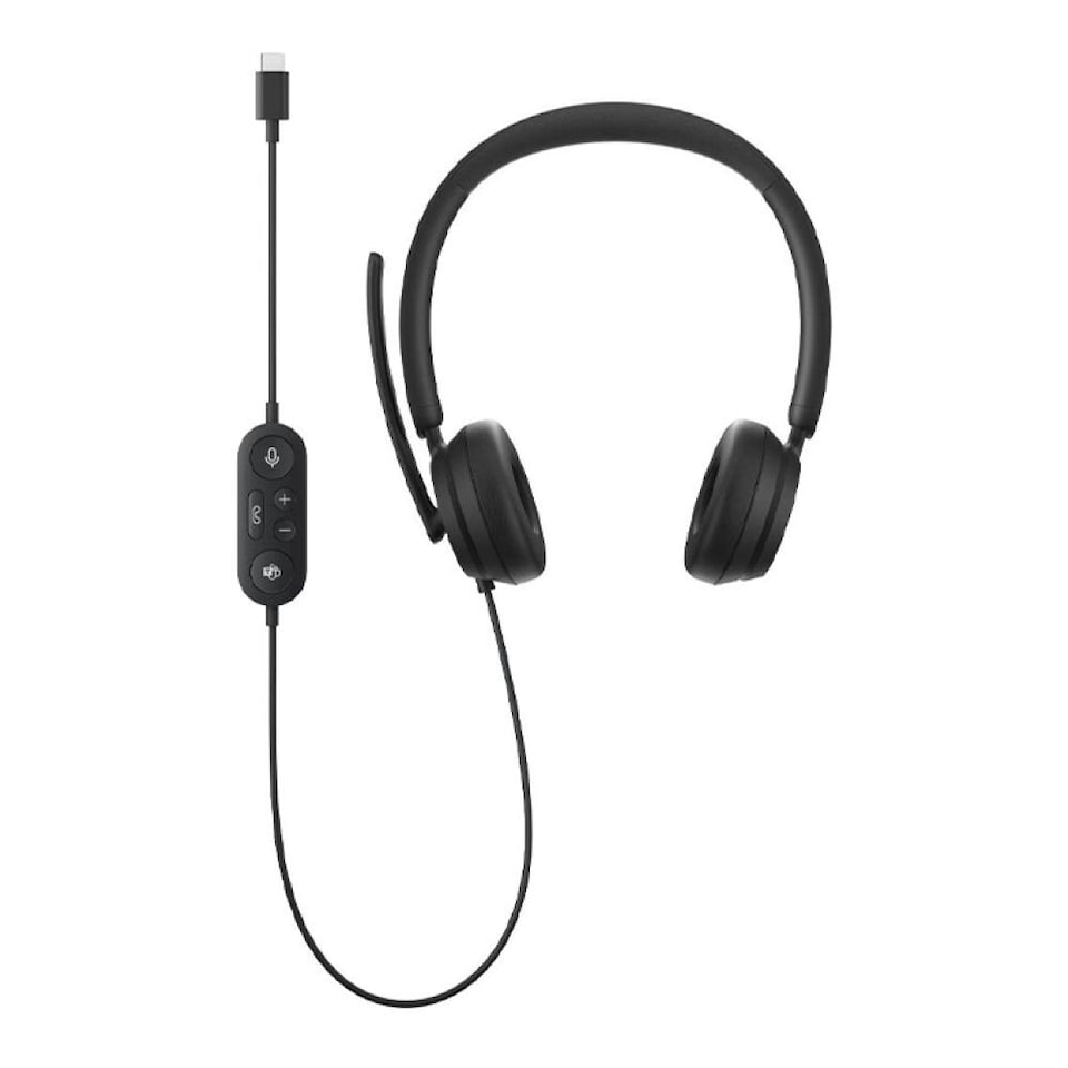 image 1 of Microsoft Modern USB-C Wired Headset Black - I6P-00005