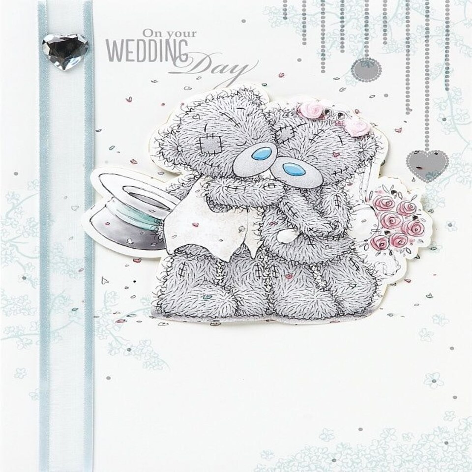 image 1 of Wedding Day Me to You Bear Card