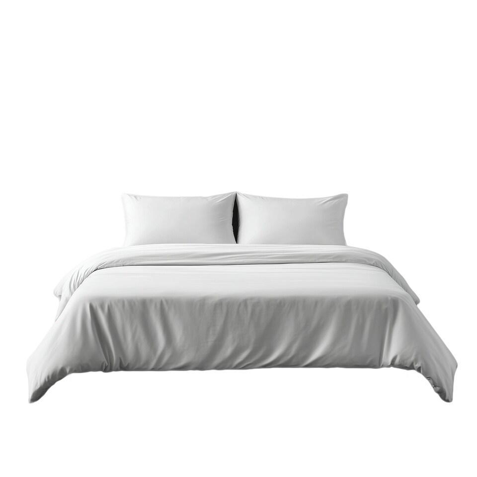 image 1 of Microfibre Soft Touch Duvet Cover And Pillowcase/s Set Bed Linen Blue | Duck Egg Blue | Double
