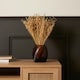 image 2 of BHS Cognac Lenticular Glass Vase, Amber