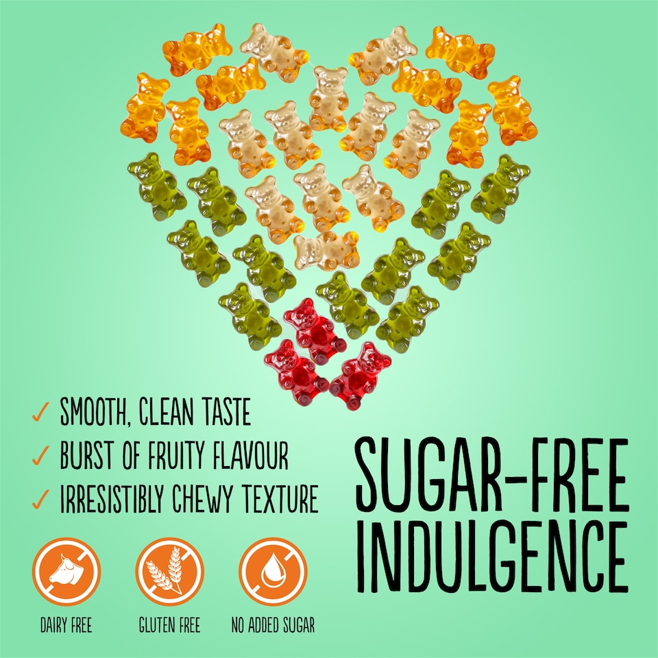 image 1 of Diablo Sugar Free Gummy Bears 75g 3 Pack