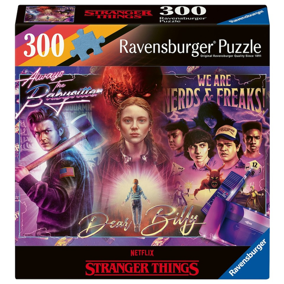 image 1 of Ravensburger Stranger Things 300 Piece Jigsaw Puzzle