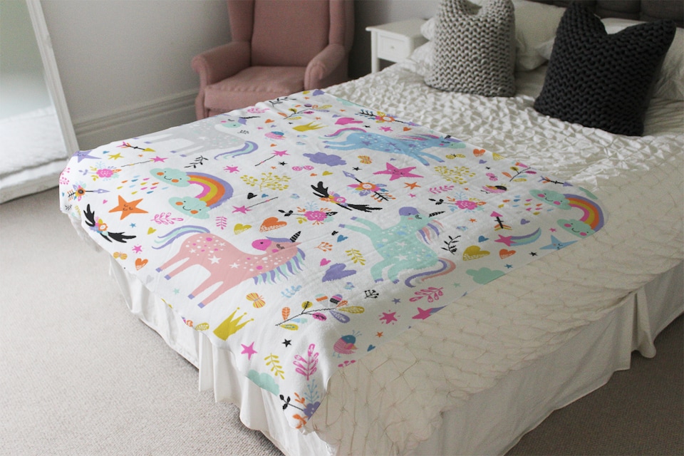 image 1 of unicorns Designer Blanket | Multi