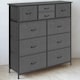 image 6 of Industrial 10 Drawer Chest Storage Unit Black