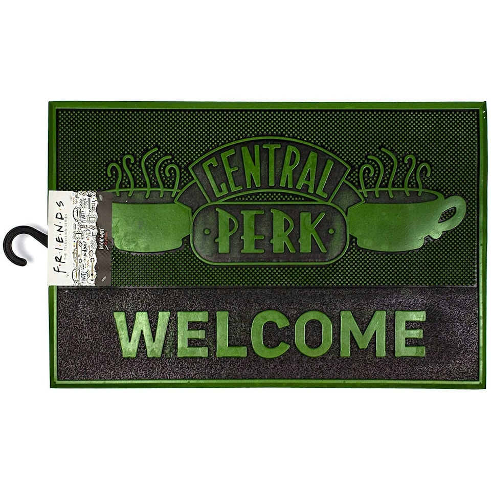 image 1 of Friends Rubber Central Perk Door Mat - Green - One Size