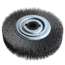 Lessmann Wheel Brush D250Mm X W30-35 X 100 Bore Set 4 +1 Steel Wire 0.30