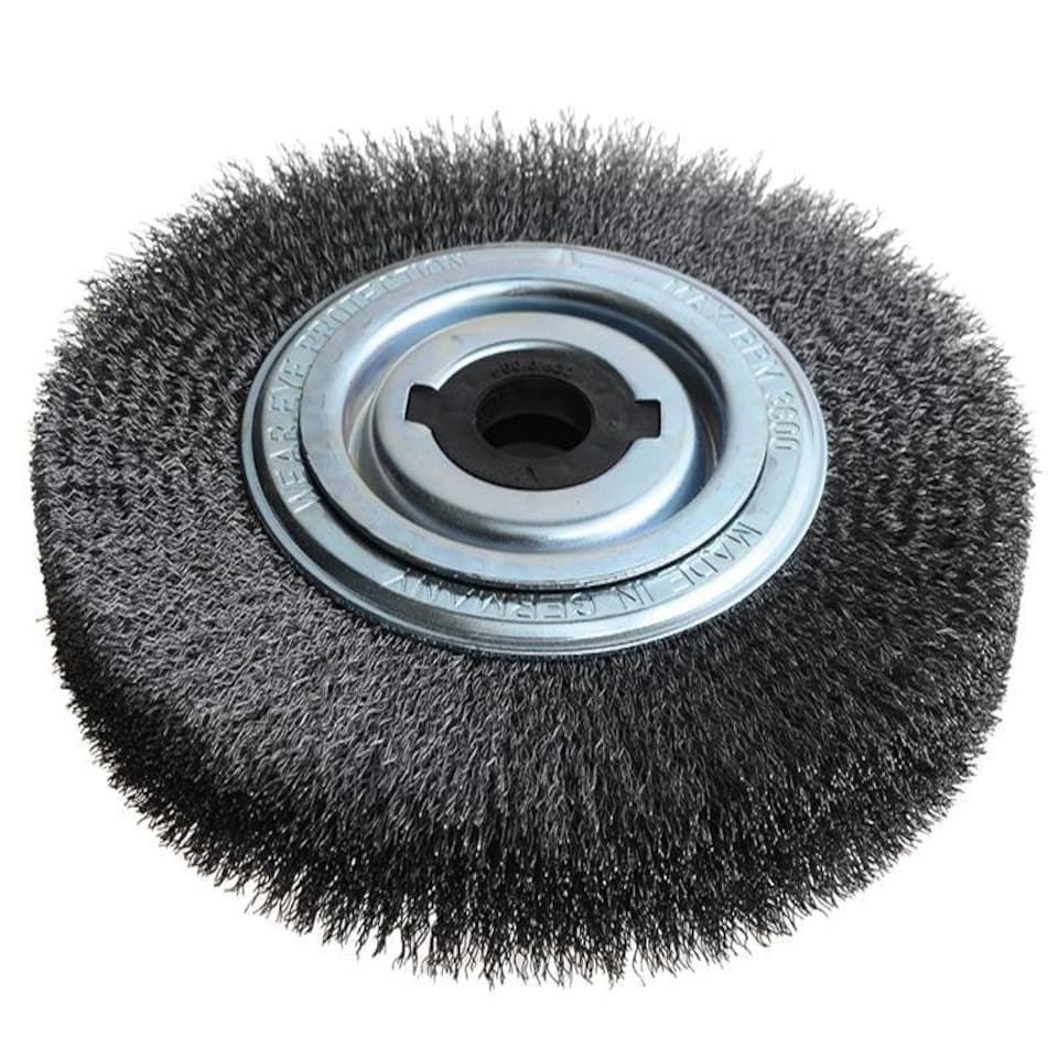 Lessmann Wheel Brush D250Mm X W30-35 X 100 Bore Set 4 +1 Steel Wire 0.30