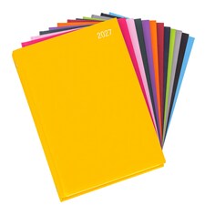 evelay 2027 Week to View Diary A4 Yellow