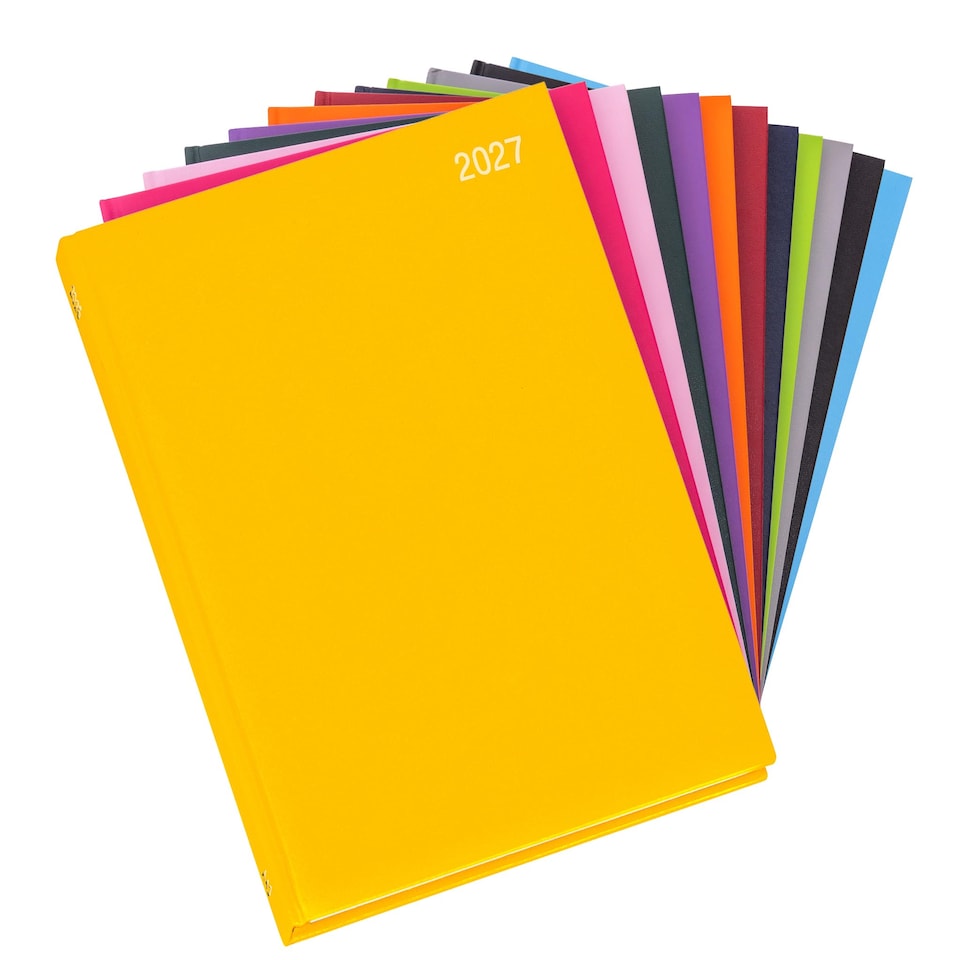 image 1 of evelay 2027 Week to View Diary A4 Yellow