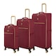 image 1 of IT Luggage Esplanade Rumba Red 3pc Suitcase Set Red
