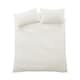 image 6 of Bianca Seersucker Woven Stripe 180 Thread Count Cotton Duvet Cover Set | Cream | Natural | King