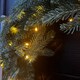 image 5 of 60cm Premium Mixed branch prelit Green Wreath - with timer