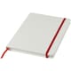 image 1 of Bullet A5 Spectrum Notebook With Elastic Strap - White/Red - One Size