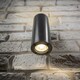 image 4 of CGC SHERRI Dark Grey Cylinder Up and Down Outdoor Wall Light Grey