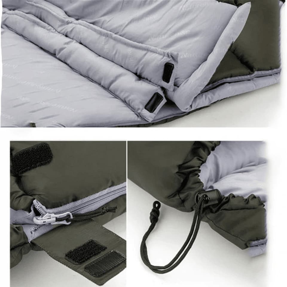 image 1 of U Series Envelope Sleeping Bag with Hood | Brown | Brown | 350S
