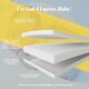 image 7 of MHG Living Cot Bed Mattress Waterproof Anti-Allergy Baby Mattress Cover for Newborns - White - 140cmx70cm