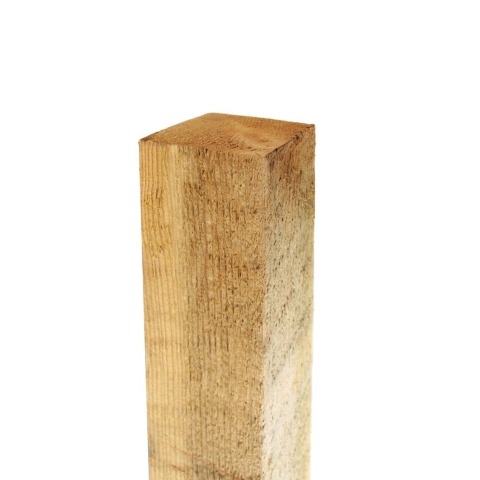 Primrose 6ft Square Wooden Fence Post for Garden Fence Panels (180cm x 7.5cm)