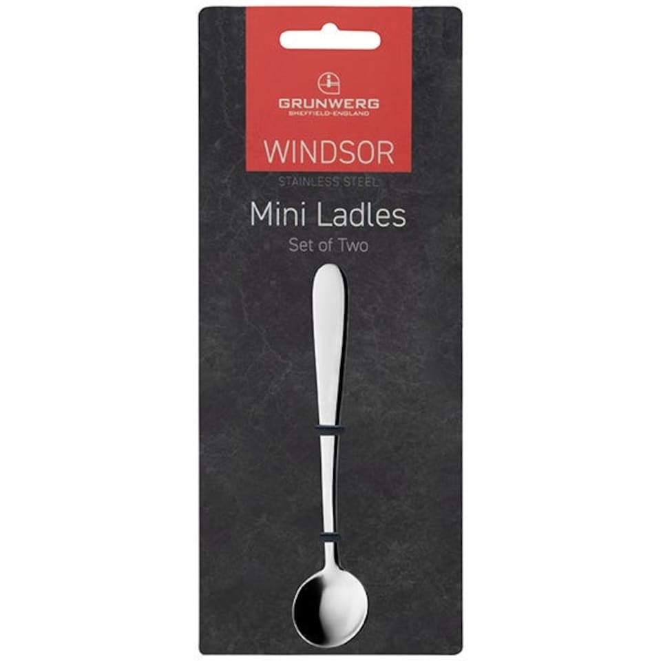 image 1 of Grunwerg Windsor Set Of 2 Mini Ladles