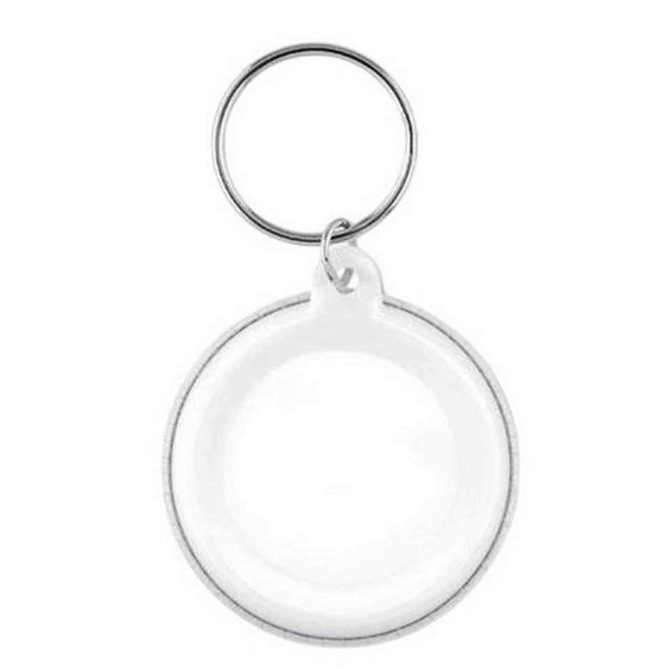 image 1 of MidOcean Pin Key Keyring - White - One Size