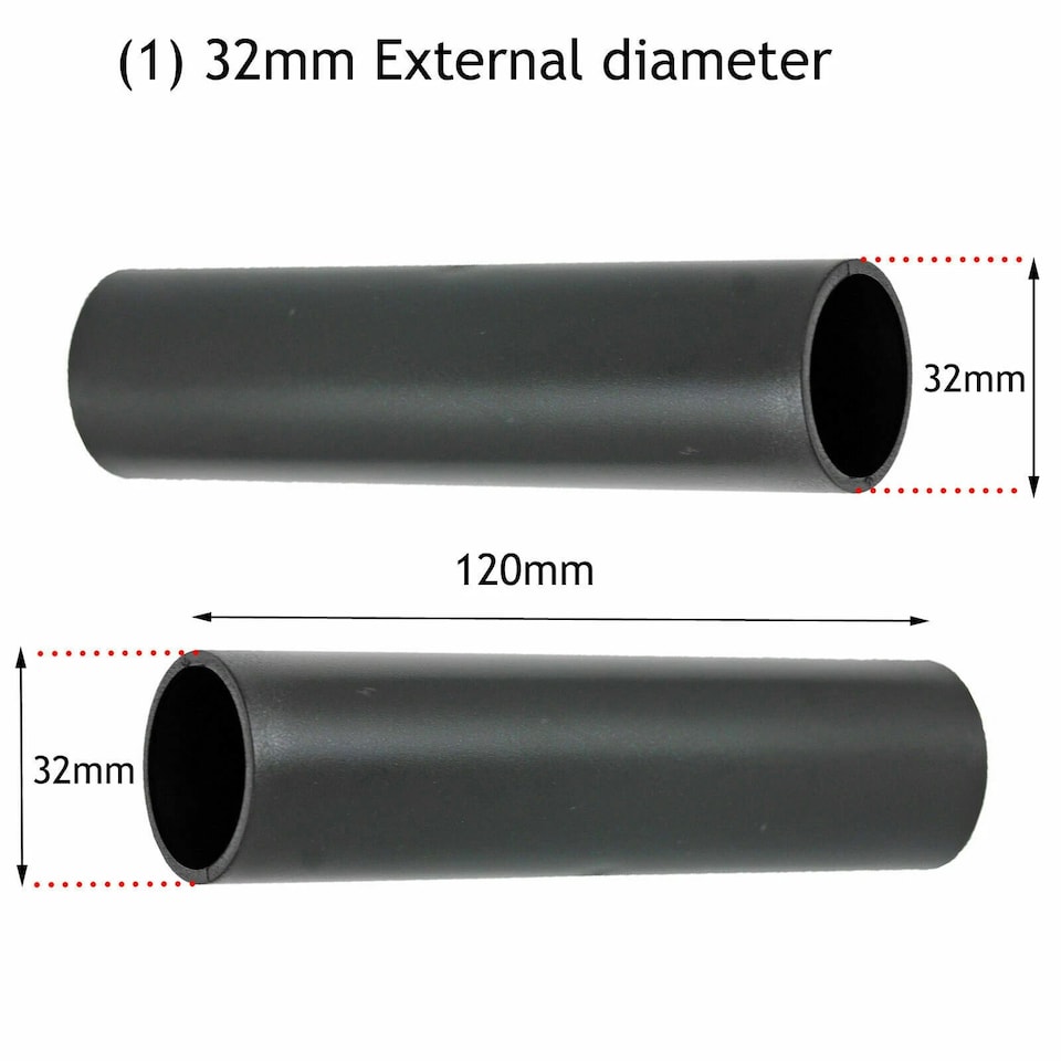 image 1 of SPARES2GO Universal Dust Extractor Adaptor Sander Power Tool Adapter 26 30 32 35 38 mm