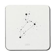 Star constellation zodiac leo (coaster)