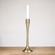 image 3 of Metal Candle Holder Candlesticks Set Gold Silver Decorative Decor | Gold | 2x Gold Small | Small | 2