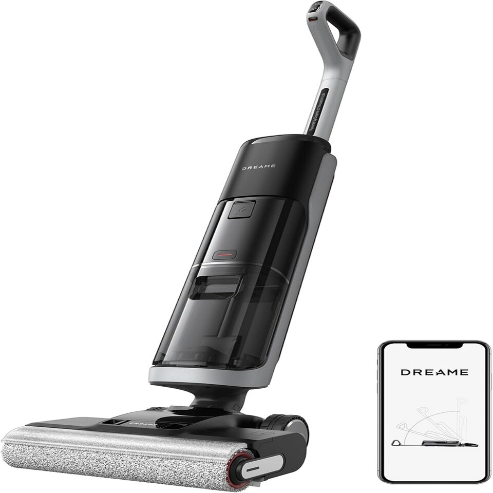 image 1 of Dreame H14 Pro Wet & Dry Vacuum, Dual Edge Rotating Brush, 18kPa Suction,180 Degree Lie-Flat, Brush Care, 5min Drying Control