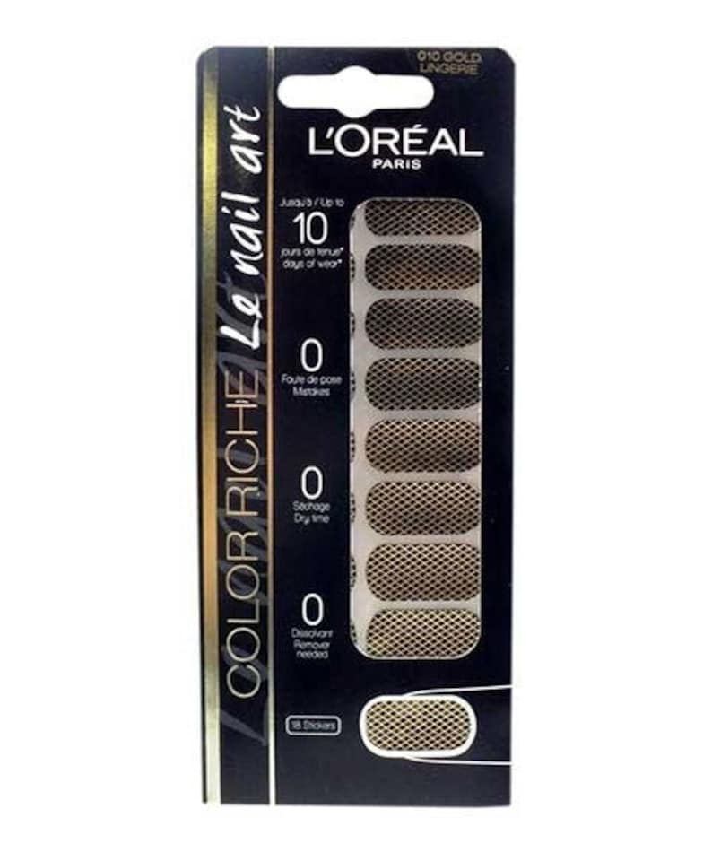 Loreal Paris Color Riche Le Nail Art 010 Gold Lingerie | Multi