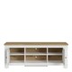 image 2 of Celesto 2 Door TV Unit in White and Oak (154cm)