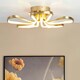 image 2 of BHS Alvar LED Petals Ceiling Light | Gold | Satin Brass | 1