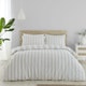 image 2 of Catherine Lansfield Cove Stripe Reversible Single Duvet Cover Set Natural