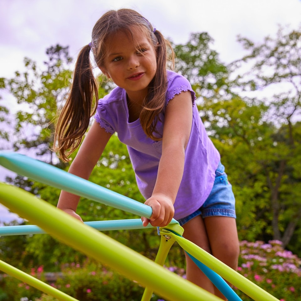 image 1 of TP 1.9m Metal Climbing Dome & Sandpit