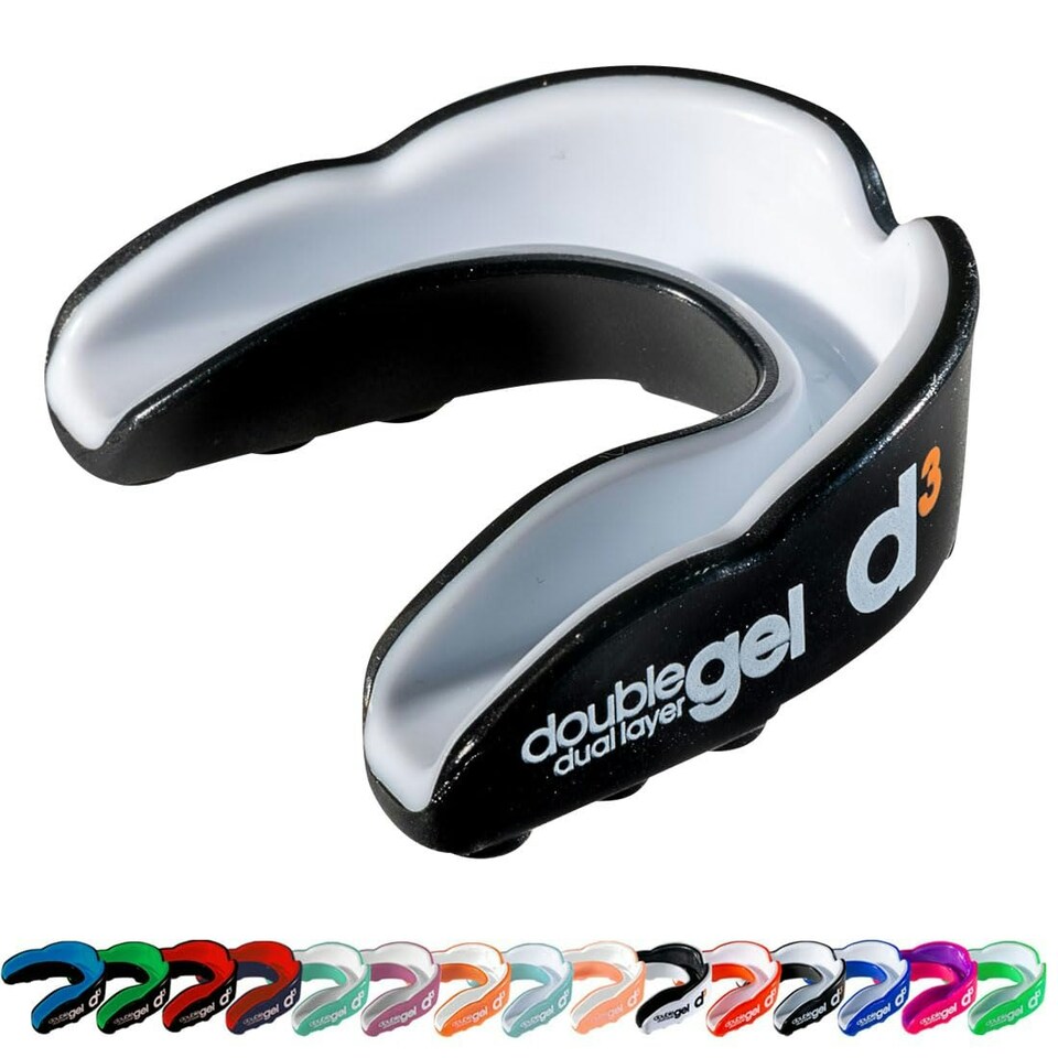 D3TAPE MOUTHGUARD BLACK / WHITE YOUTHS - Cartasport - D3MGY2 N/A