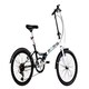 image 1 of Basis Compact Folding Commuter Bicycle, 20" Wheel, 6 Speed - Black/White