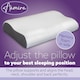 image 6 of Aamira Orthopaedic Memory Foam Pillow Cervical Neck Support for All Sleepers | White | White | Standard | 1