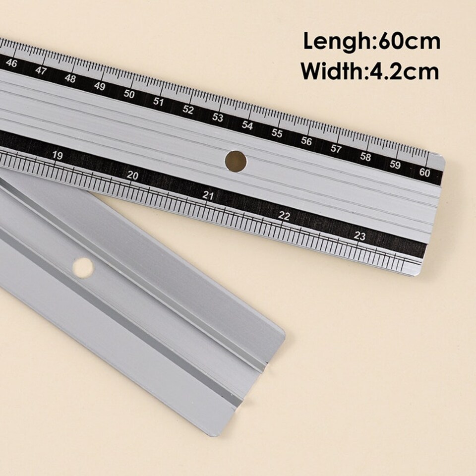 image 1 of 60cm Aluminium T-Square Ruler