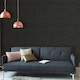 image 2 of AS Creation Lizzy London Baroque Textured Wallpaper - Charcoal Grey - 33ft x 21in | Black