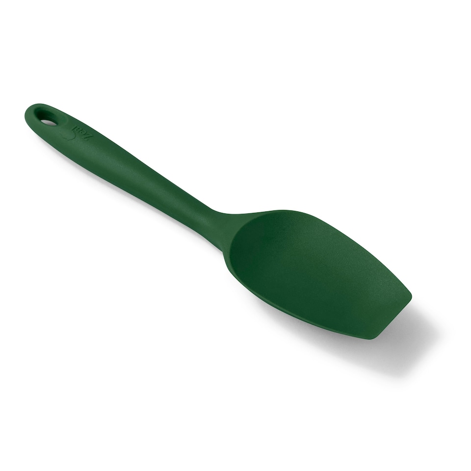 Zeal Silicone Spatula Spoon, 26cm, Forest Green