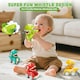 image 8 of Push and Go Dinosaur Car Toy Set 4PCS Mini Dino Vehicles for Toddlers Pull Back Cars