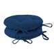 image 1 of Harbour Housewares Round Garden Chair Seat Cushions - Navy - Pack of 2 | Blue | Navy
