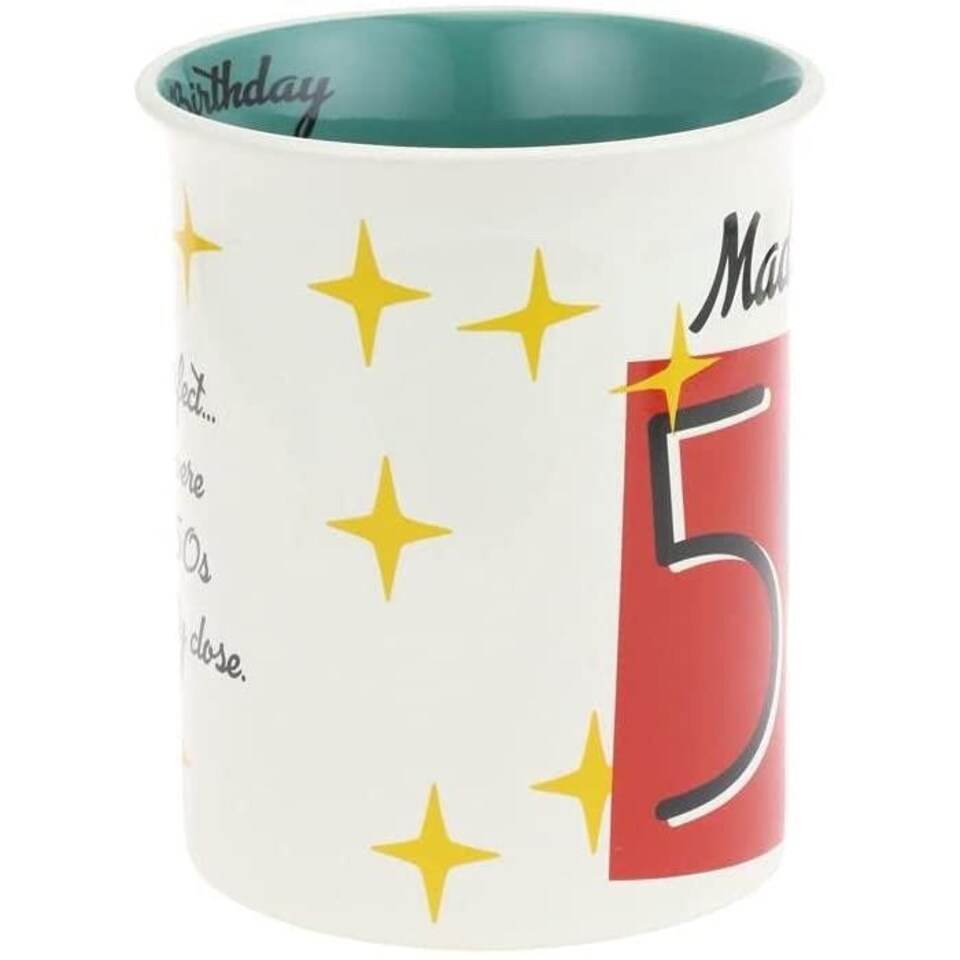 image 1 of Our Name Is Mud Ceramic Mug Made in the 50's 454ml White