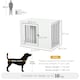 image 5 of PawHut Furniture-Style Dog Crate End Table w/ 2 Doors, for Medium Dogs