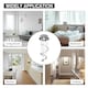 image 3 of HOMCOM Crystal Ceiling Light Chandelier Spiral Rain Drop Pendant Lamp Metal